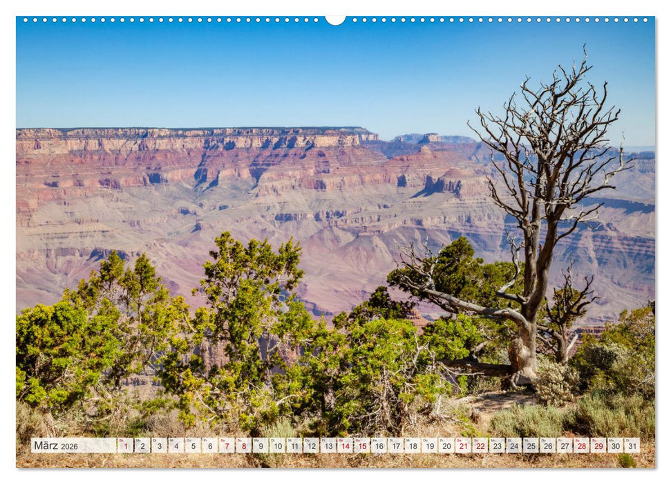 GRAND CANYON Mächtige Schlucht (CALVENDO Premium Wandkalender 2026)
