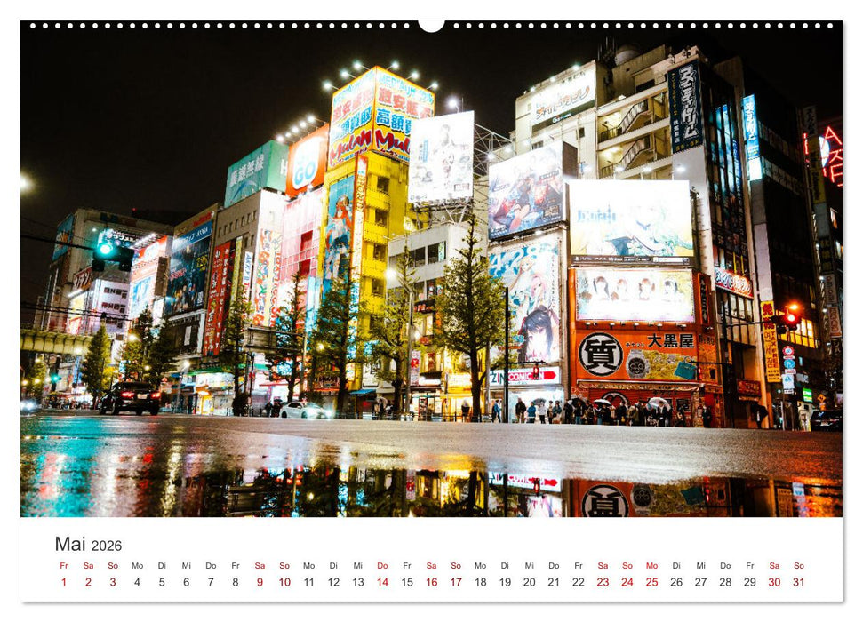 Japan - Zwischen Tempeln und Neonlicht (CALVENDO Wandkalender 2026)