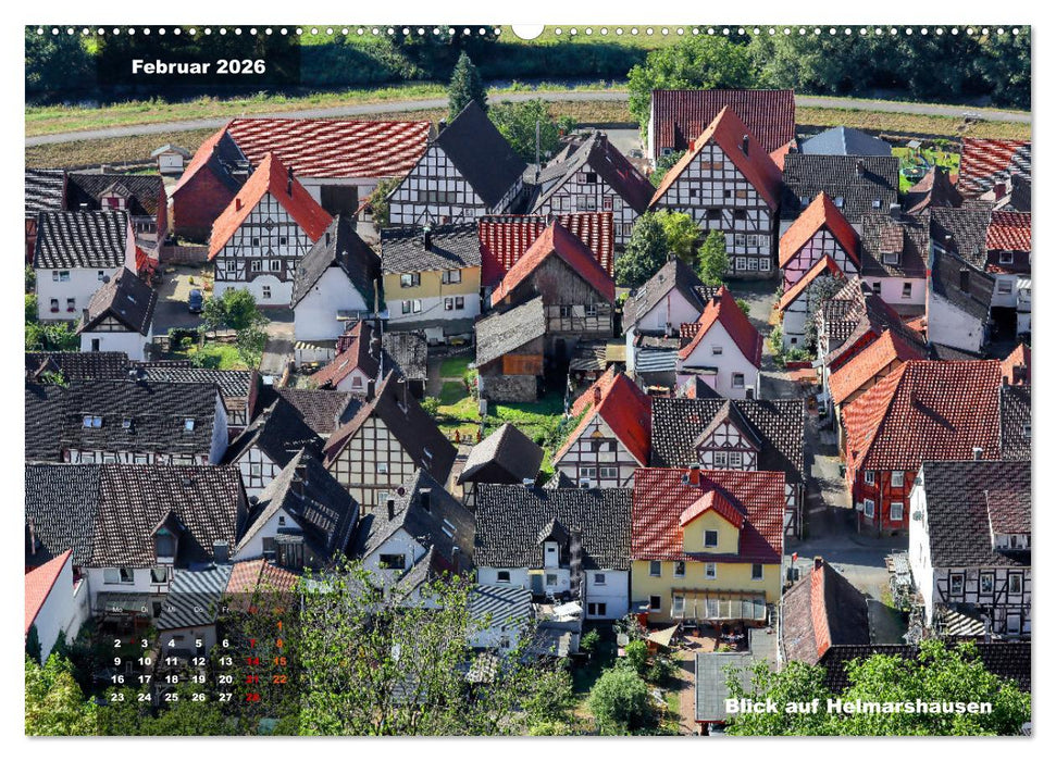 Märchenhaftes Weserbergland (CALVENDO Wandkalender 2026)