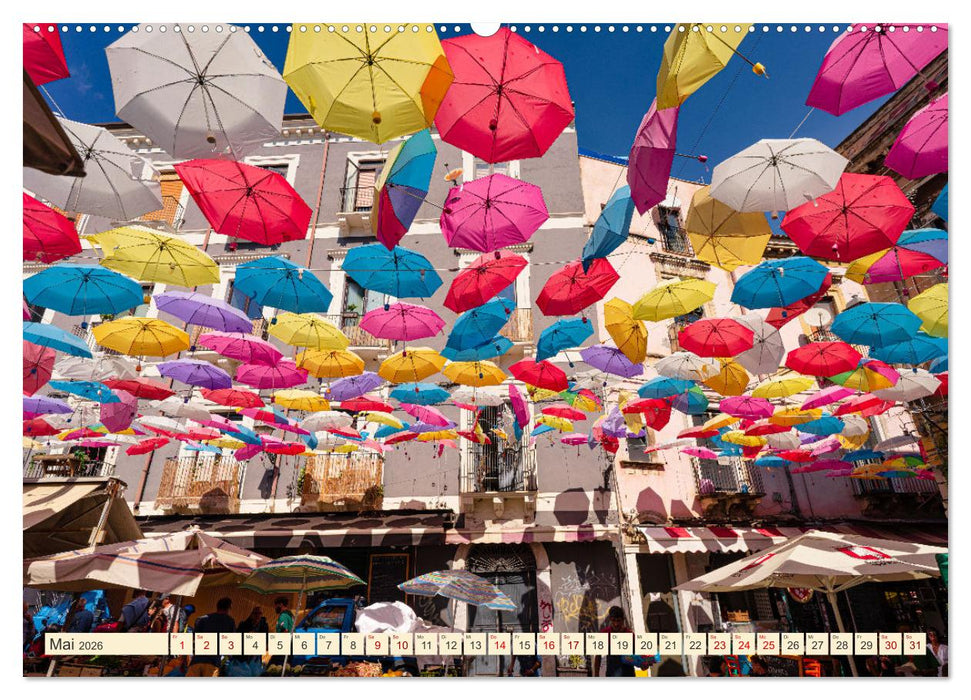 Sizilien - Insel zwischen Ionischen und Tyrhennischen Meer (CALVENDO Premium Wandkalender 2026)