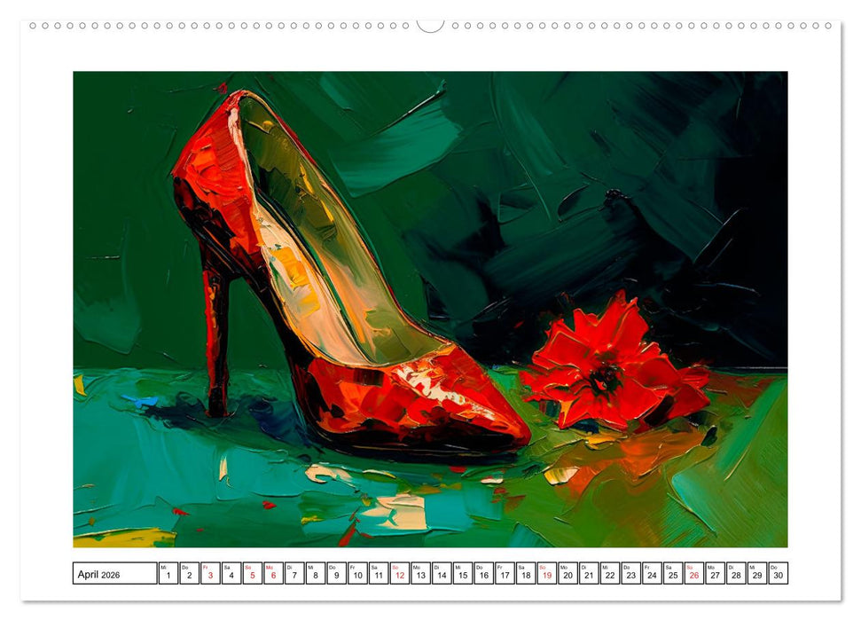 DICK aufgetragen - Ölpinseleien (CALVENDO Wandkalender 2026)