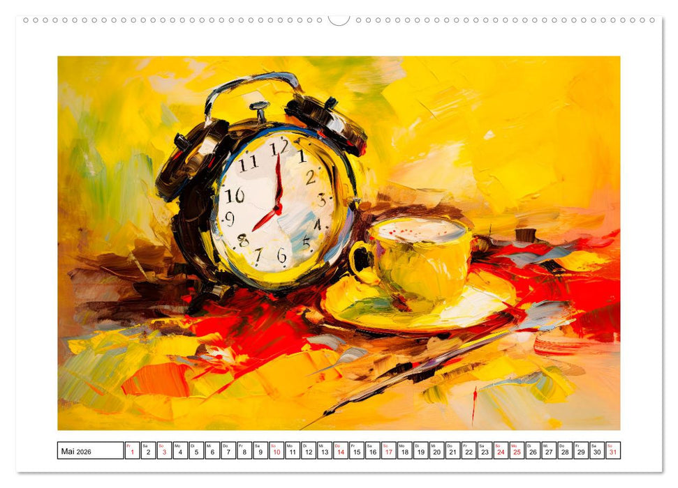 DICK aufgetragen - Ölpinseleien (CALVENDO Wandkalender 2026)