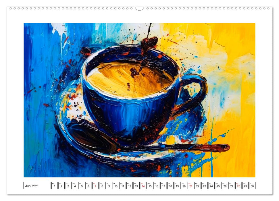 DICK aufgetragen - Ölpinseleien (CALVENDO Wandkalender 2026)