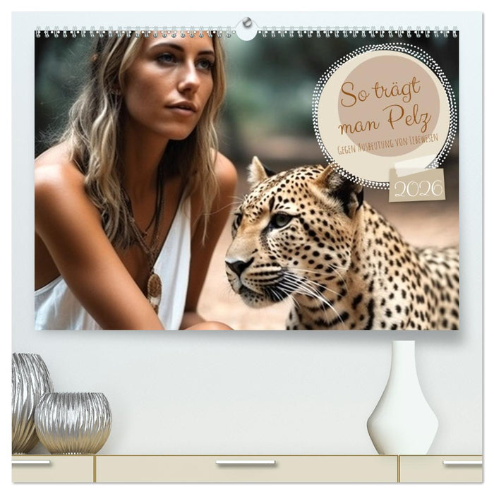 So trägt man Pelz (CALVENDO Premium Wandkalender 2026)