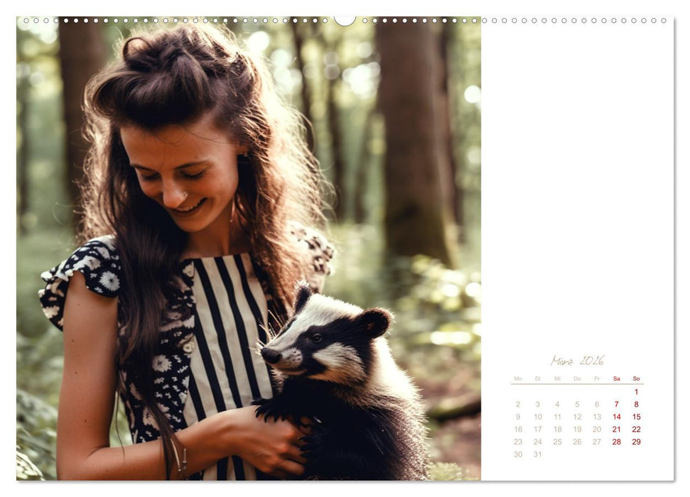 So trägt man Pelz (CALVENDO Premium Wandkalender 2026)