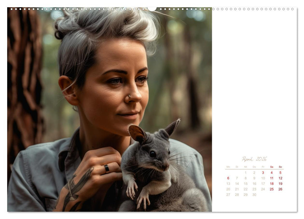 So trägt man Pelz (CALVENDO Premium Wandkalender 2026)