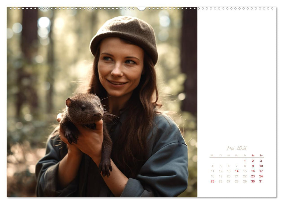 So trägt man Pelz (CALVENDO Premium Wandkalender 2026)