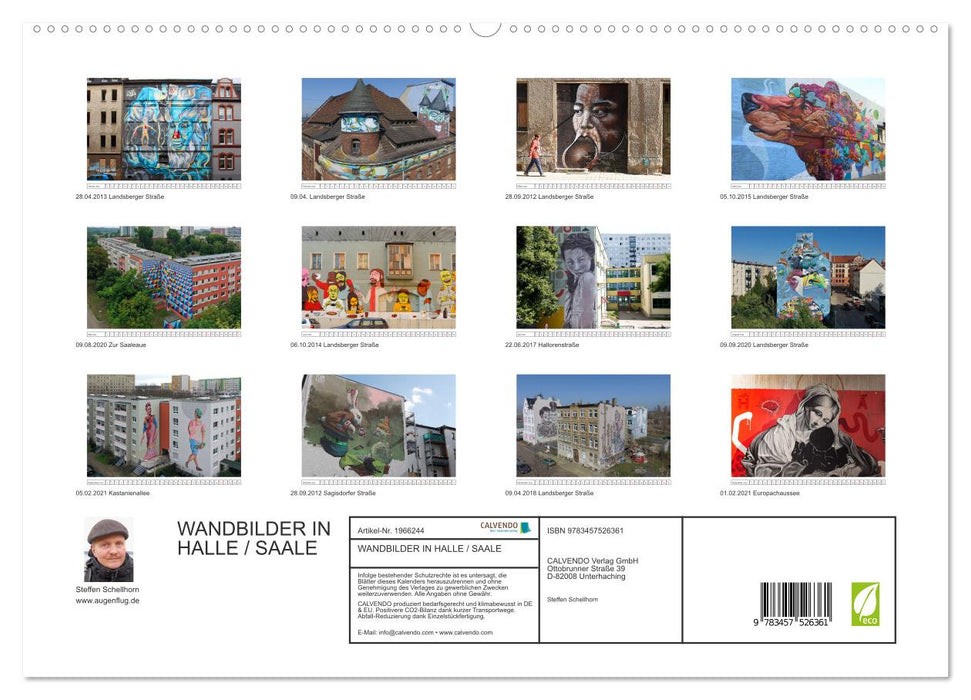 WANDBILDER IN HALLE / SAALE (CALVENDO Premium Wandkalender 2026)
