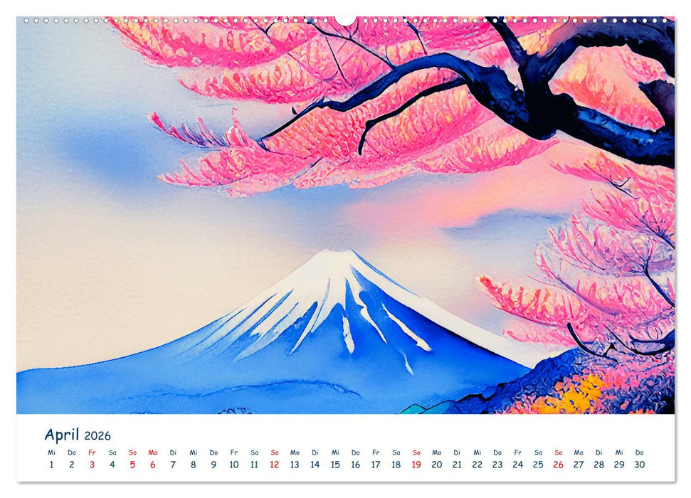 Reiseträume Traumreisen. Die schönsten Reiseziele der Welt in Watercolor (CALVENDO Wandkalender 2026)