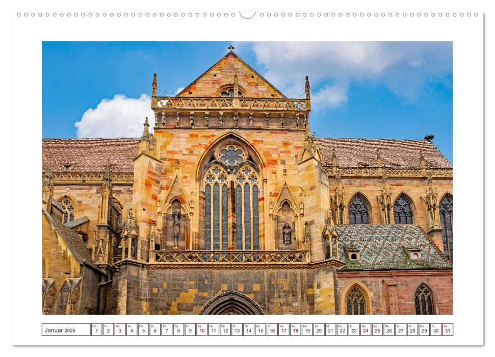 Das malerische Colmar im Elsass (CALVENDO Premium Wandkalender 2026)