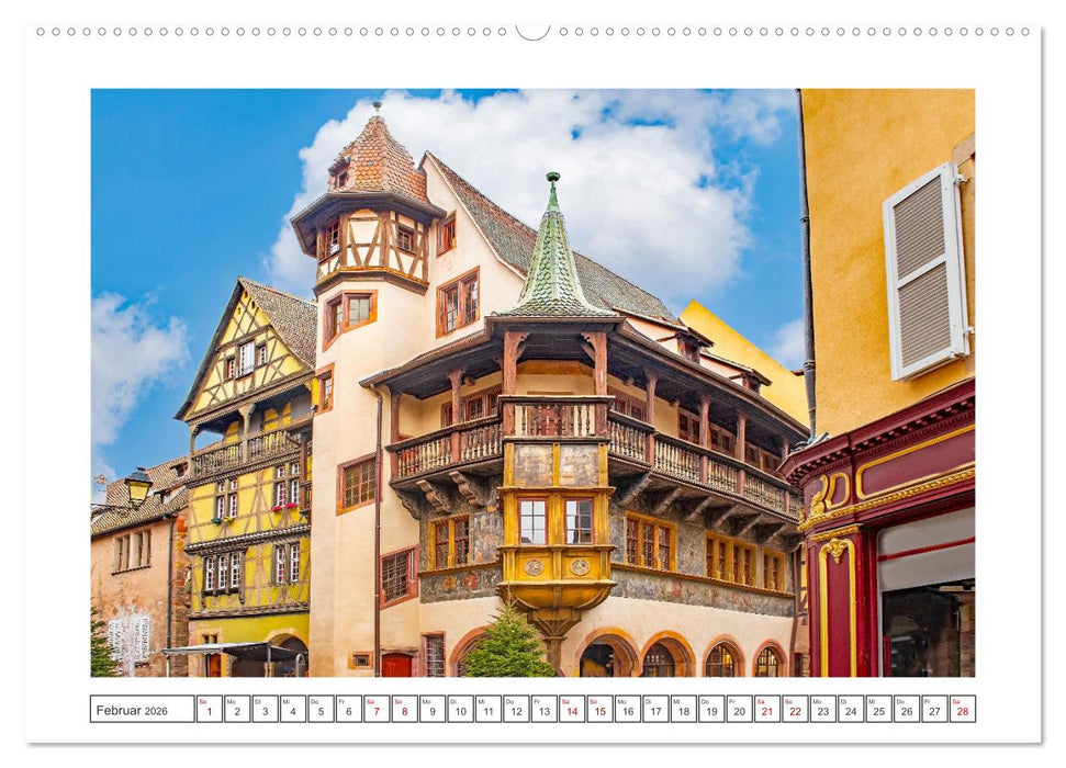 Das malerische Colmar im Elsass (CALVENDO Premium Wandkalender 2026)