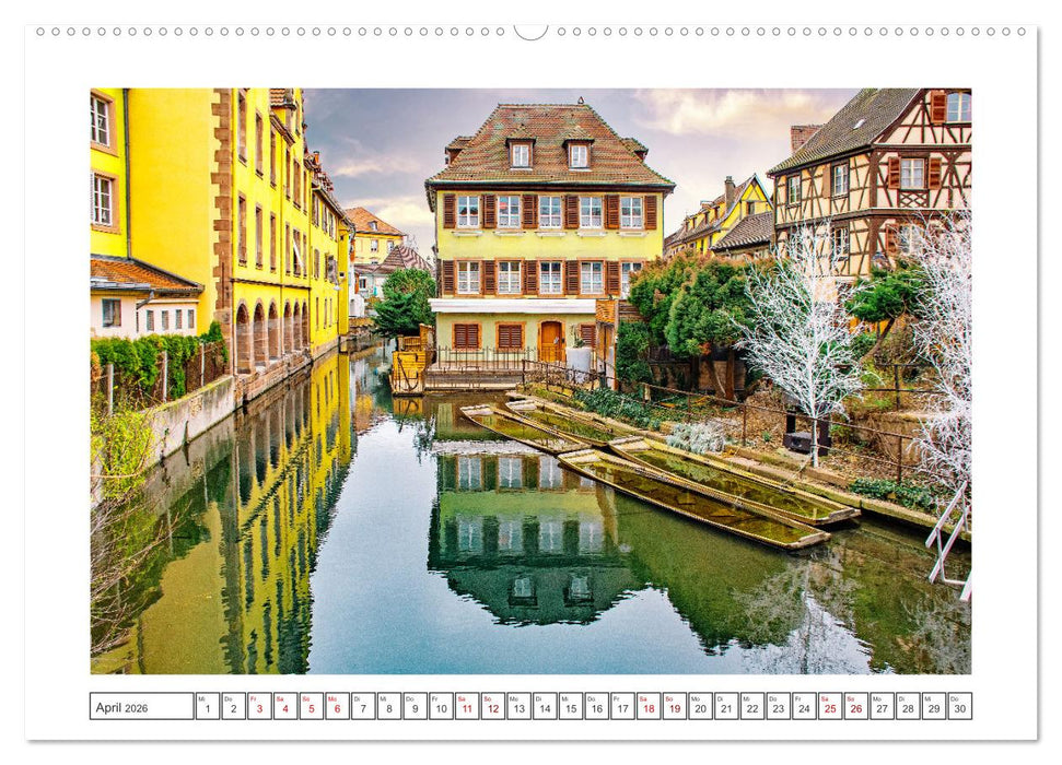 Das malerische Colmar im Elsass (CALVENDO Premium Wandkalender 2026)