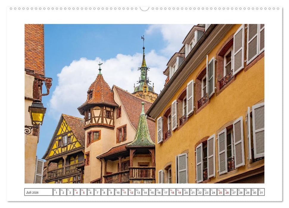 Das malerische Colmar im Elsass (CALVENDO Premium Wandkalender 2026)