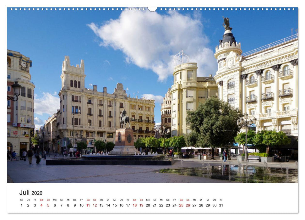 Córdoba -Temperamentvolles Andalusien (CALVENDO Premium Wandkalender 2026)