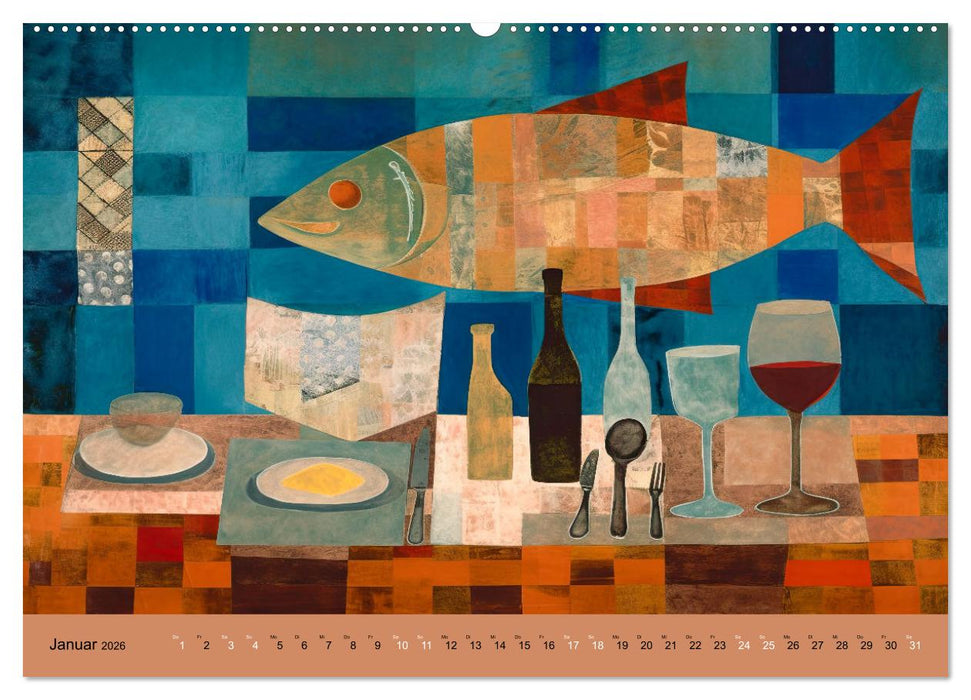 Kopfkino - Surreal in Form und Farbe (CALVENDO Premium Wandkalender 2026)