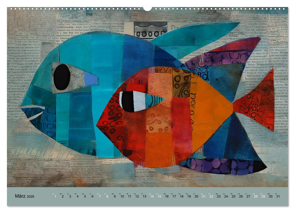 Kopfkino - Surreal in Form und Farbe (CALVENDO Premium Wandkalender 2026)