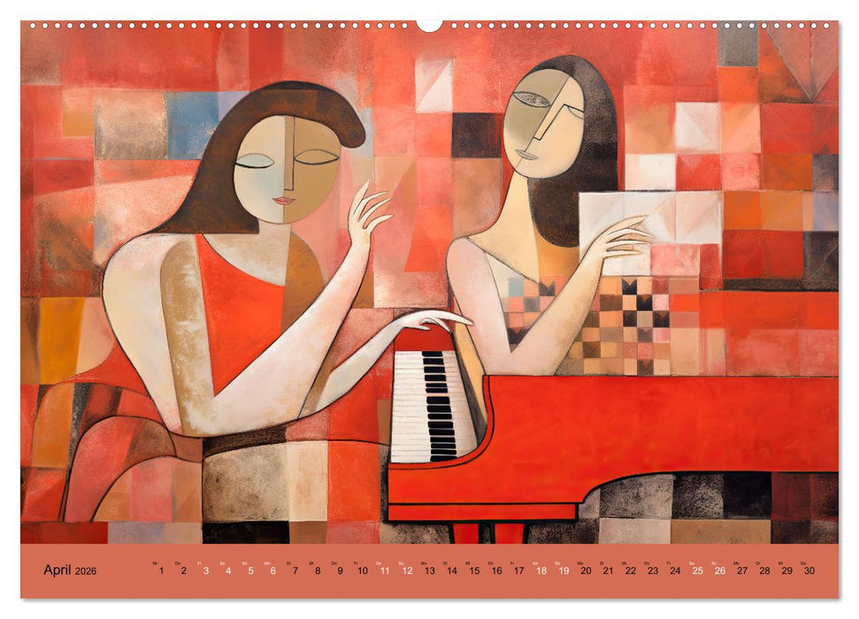 Kopfkino - Surreal in Form und Farbe (CALVENDO Premium Wandkalender 2026)