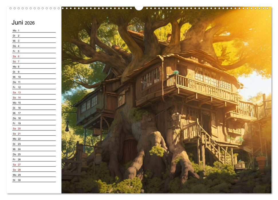 Anime Traumwelten (CALVENDO Wandkalender 2026)