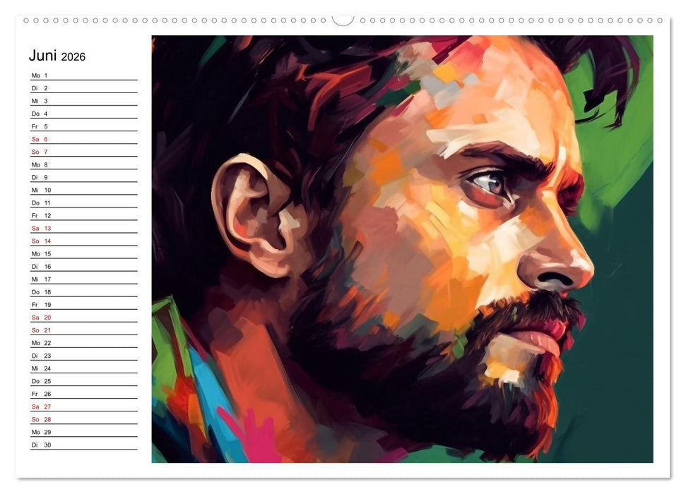 Vollkommen Männlich (CALVENDO Wandkalender 2026)