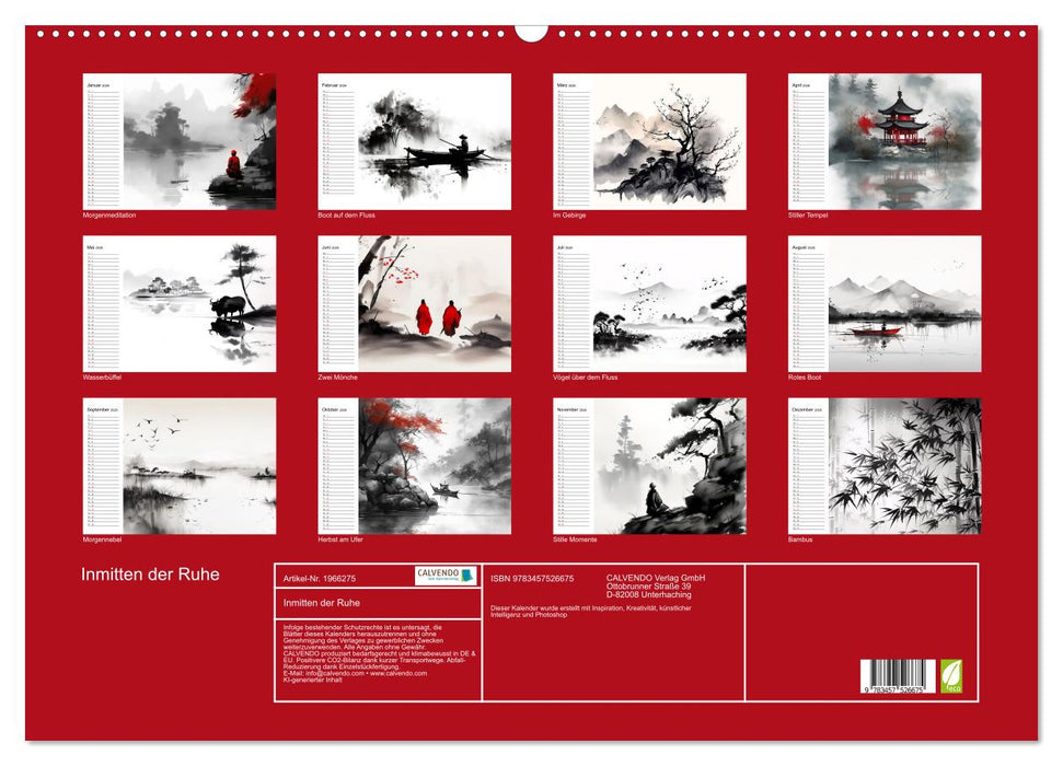 Inmitten der Ruhe (CALVENDO Wandkalender 2026)