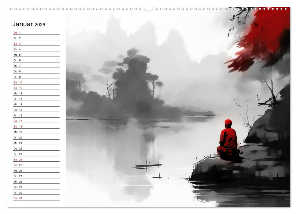 Inmitten der Ruhe (CALVENDO Wandkalender 2026)