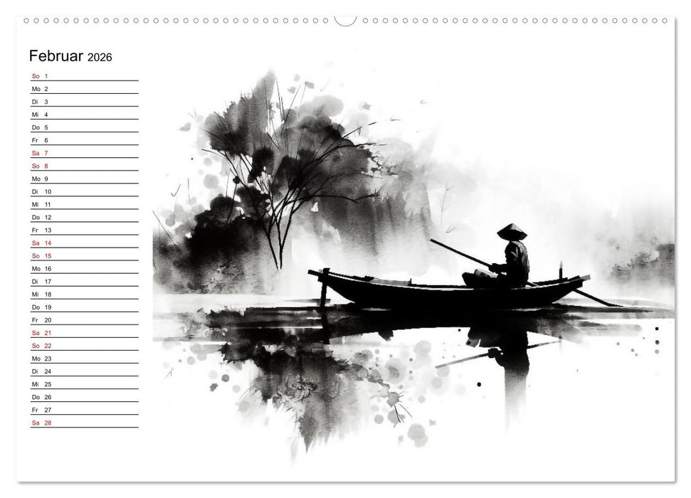 Inmitten der Ruhe (CALVENDO Wandkalender 2026)