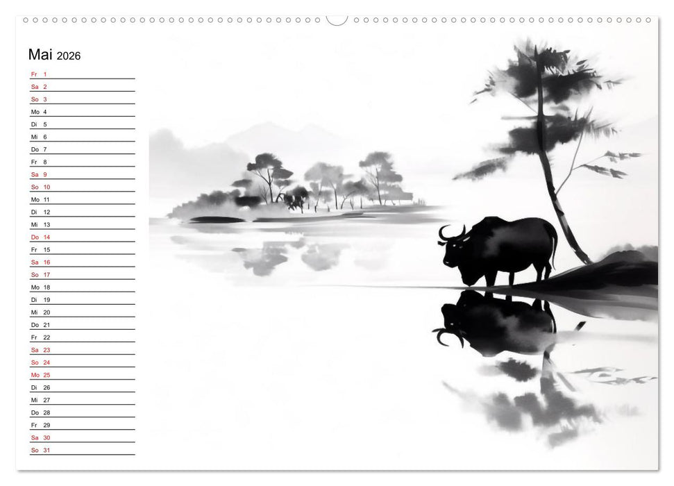 Inmitten der Ruhe (CALVENDO Wandkalender 2026)