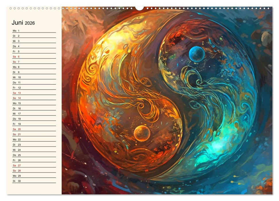 Stille, Stärke und Yoga (CALVENDO Wandkalender 2026)