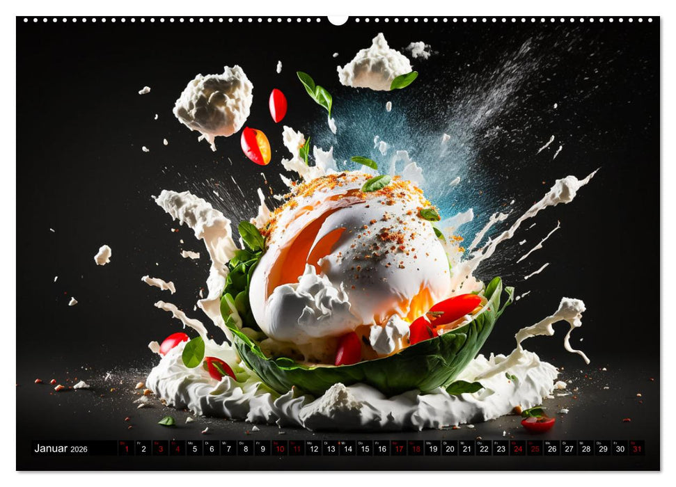 Italienische Gerichte (CALVENDO Wandkalender 2026)