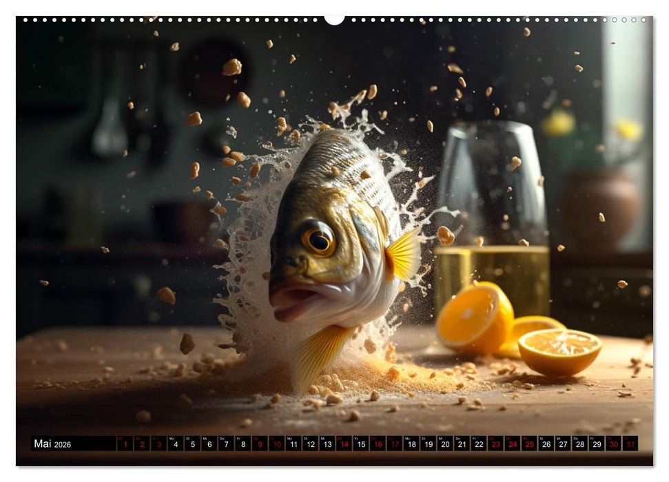 Italienische Gerichte (CALVENDO Wandkalender 2026)