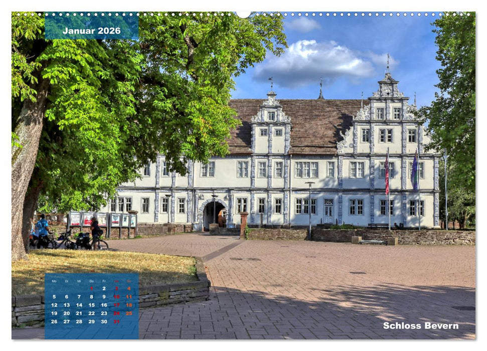 Märchenhaftes Weserbergland (CALVENDO Premium Wandkalender 2026)