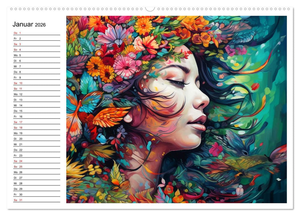 Vollkommen Weiblich (CALVENDO Wandkalender 2026)