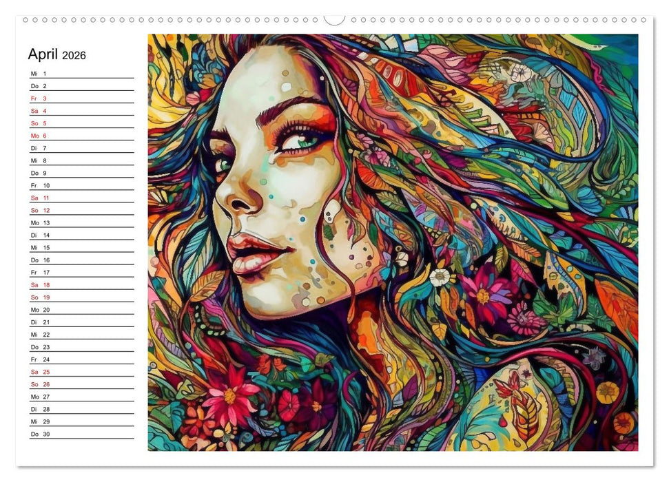 Vollkommen Weiblich (CALVENDO Wandkalender 2026)