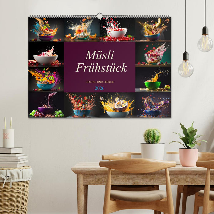 Müsli Frühstück (CALVENDO Wandkalender 2026)