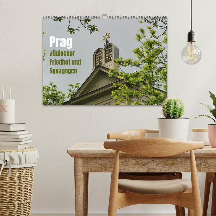 Prag. Jüdischer Friedhof und Synagogen (CALVENDO Wandkalender 2026)