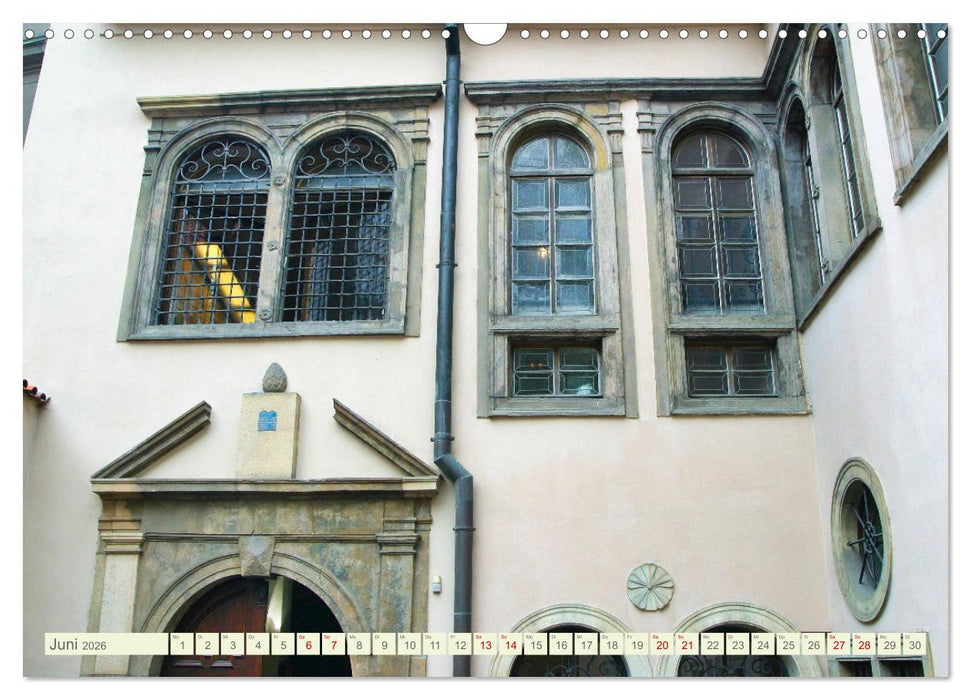Prag. Jüdischer Friedhof und Synagogen (CALVENDO Wandkalender 2026)