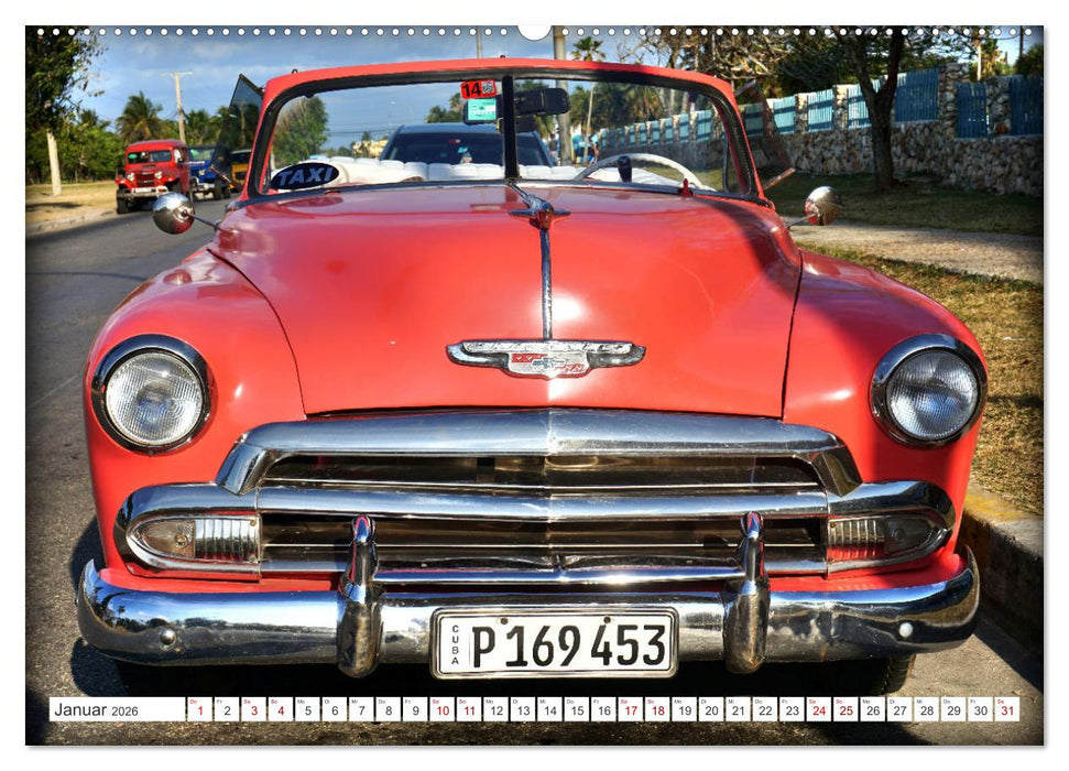 Best of Chevy DeLuxe - Ein Traumcabrio in Kuba (CALVENDO Wandkalender 2026)
