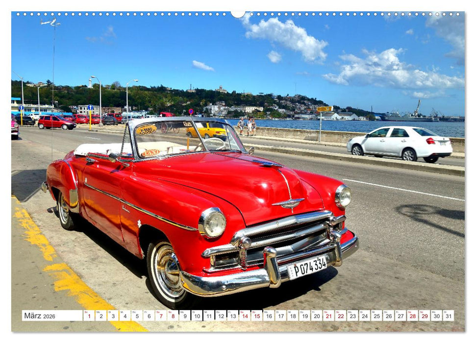 Best of Chevy DeLuxe - Ein Traumcabrio in Kuba (CALVENDO Wandkalender 2026)