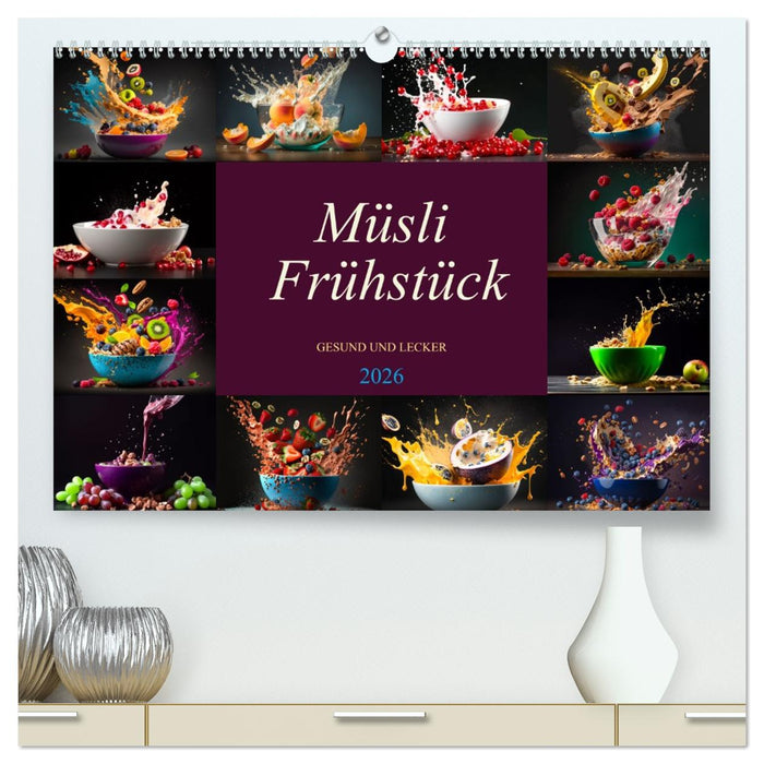 Müsli Frühstück (CALVENDO Premium Wandkalender 2026)