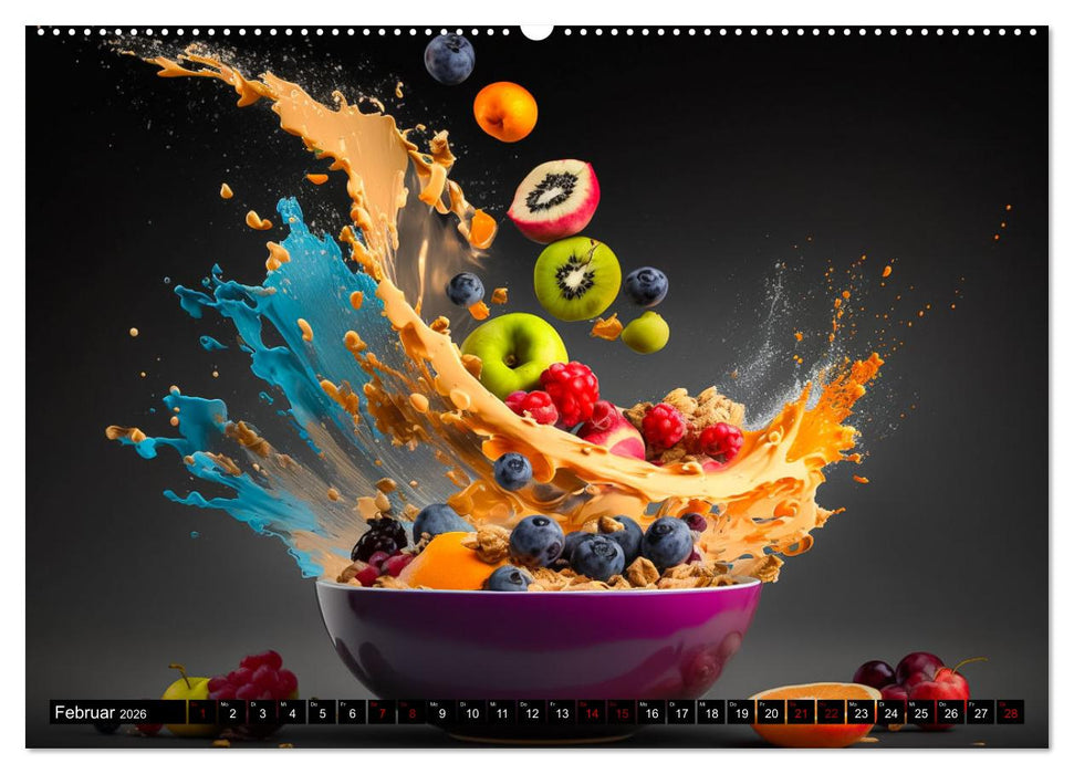 Müsli Frühstück (CALVENDO Premium Wandkalender 2026)