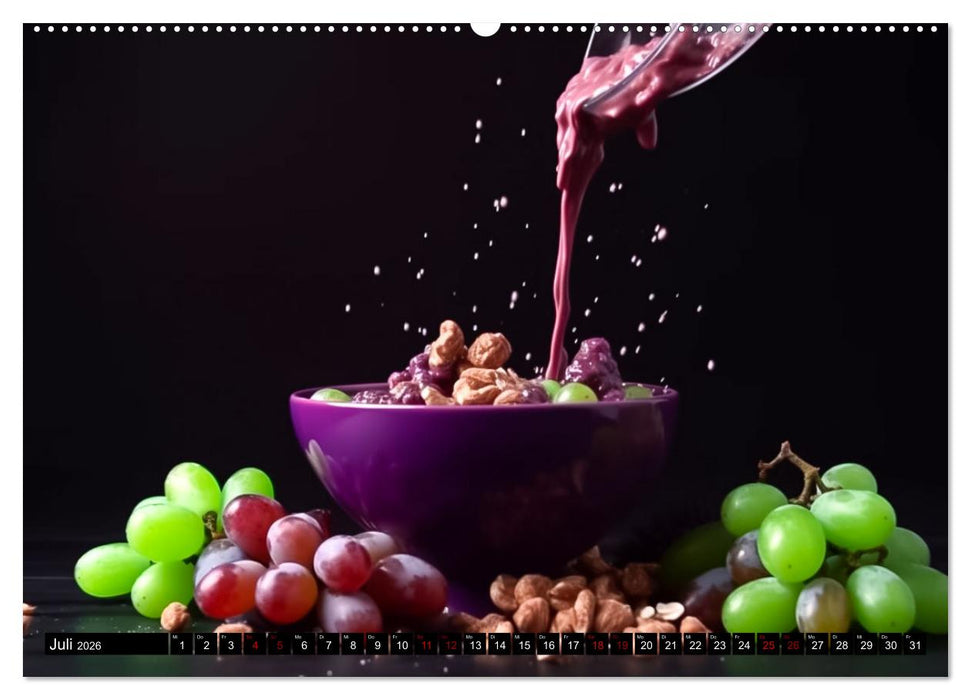 Müsli Frühstück (CALVENDO Premium Wandkalender 2026)