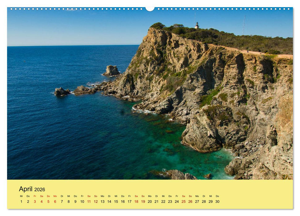 Naturparadiese an der Côte d'Azur (CALVENDO Wandkalender 2026)