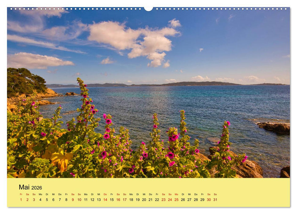 Naturparadiese an der Côte d'Azur (CALVENDO Wandkalender 2026)