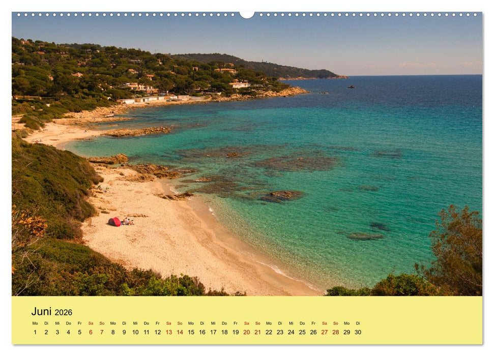 Naturparadiese an der Côte d'Azur (CALVENDO Wandkalender 2026)