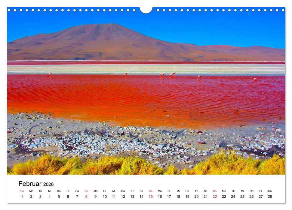 Südamerika - Vom Reich der Inka bis nach Patagonien (CALVENDO Wandkalender 2026)