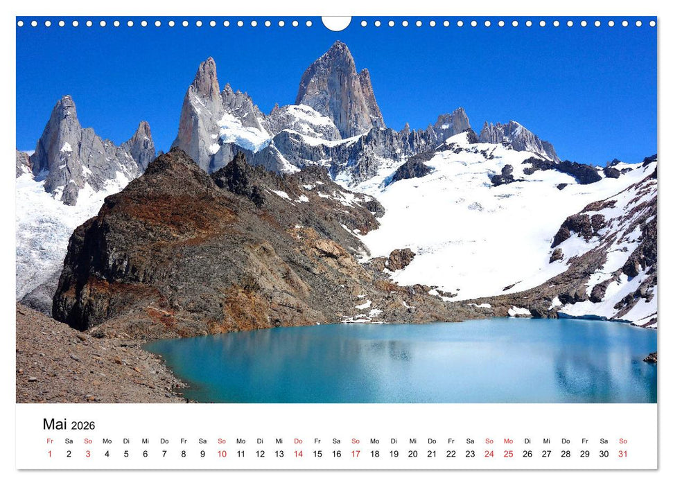 Südamerika - Vom Reich der Inka bis nach Patagonien (CALVENDO Wandkalender 2026)