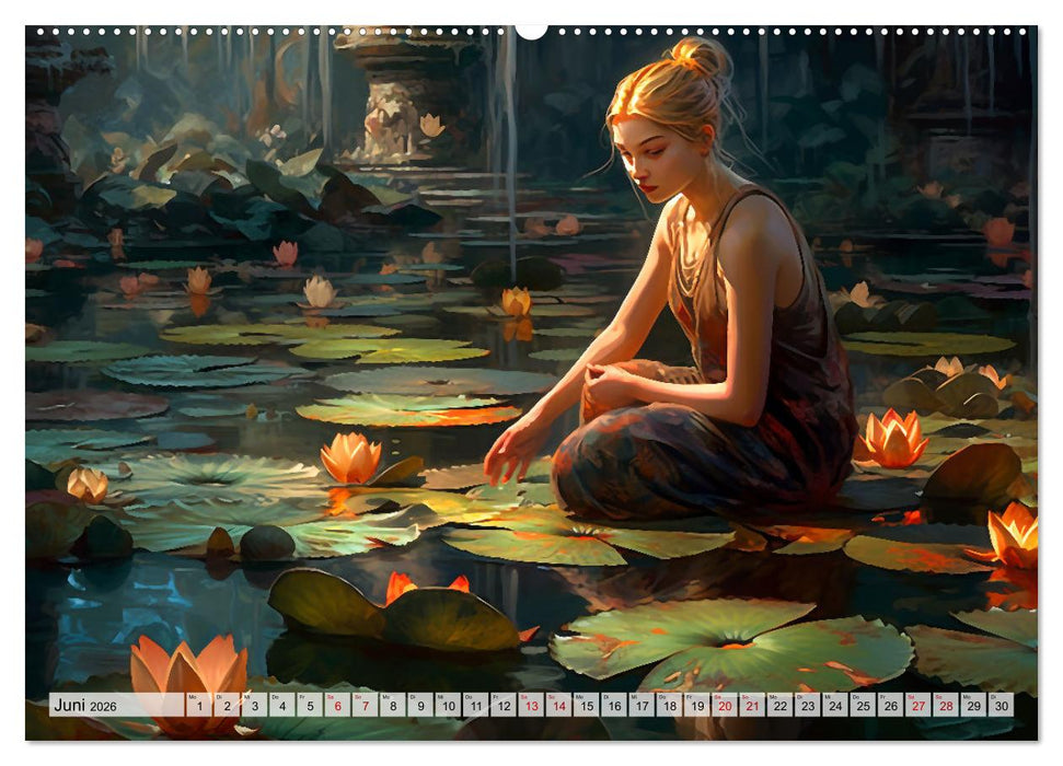 Yoga, die innere Balance (CALVENDO Wandkalender 2026)