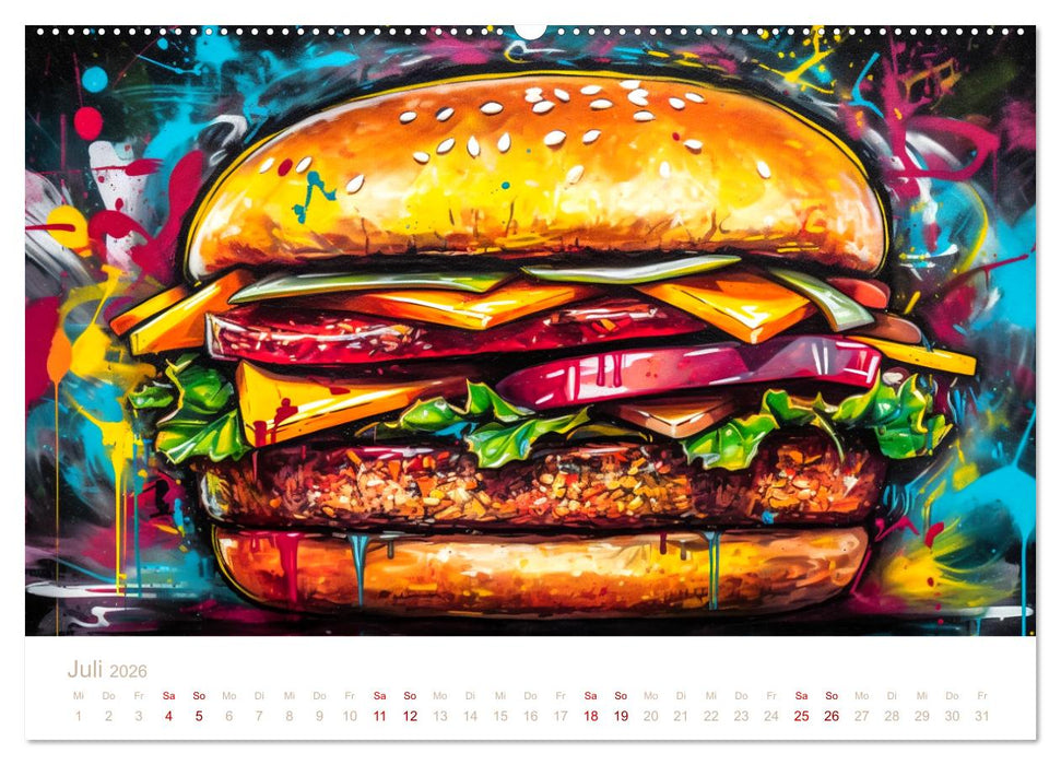 FAST FOOD STREET STYLE (CALVENDO Premium Wandkalender 2026)