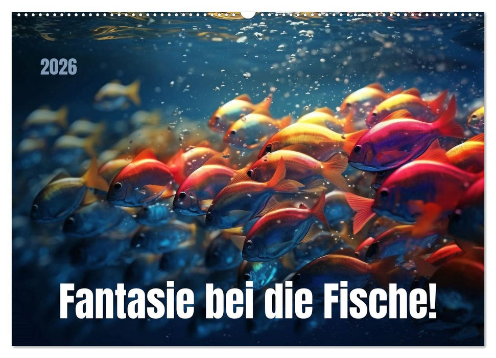 Fantasie bei die Fische! (CALVENDO Wandkalender 2026)