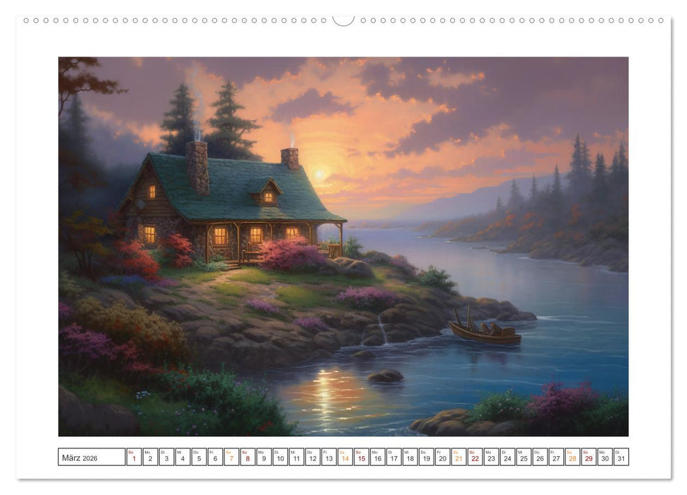 Ein Haus in den Bergen (CALVENDO Premium Wandkalender 2026)